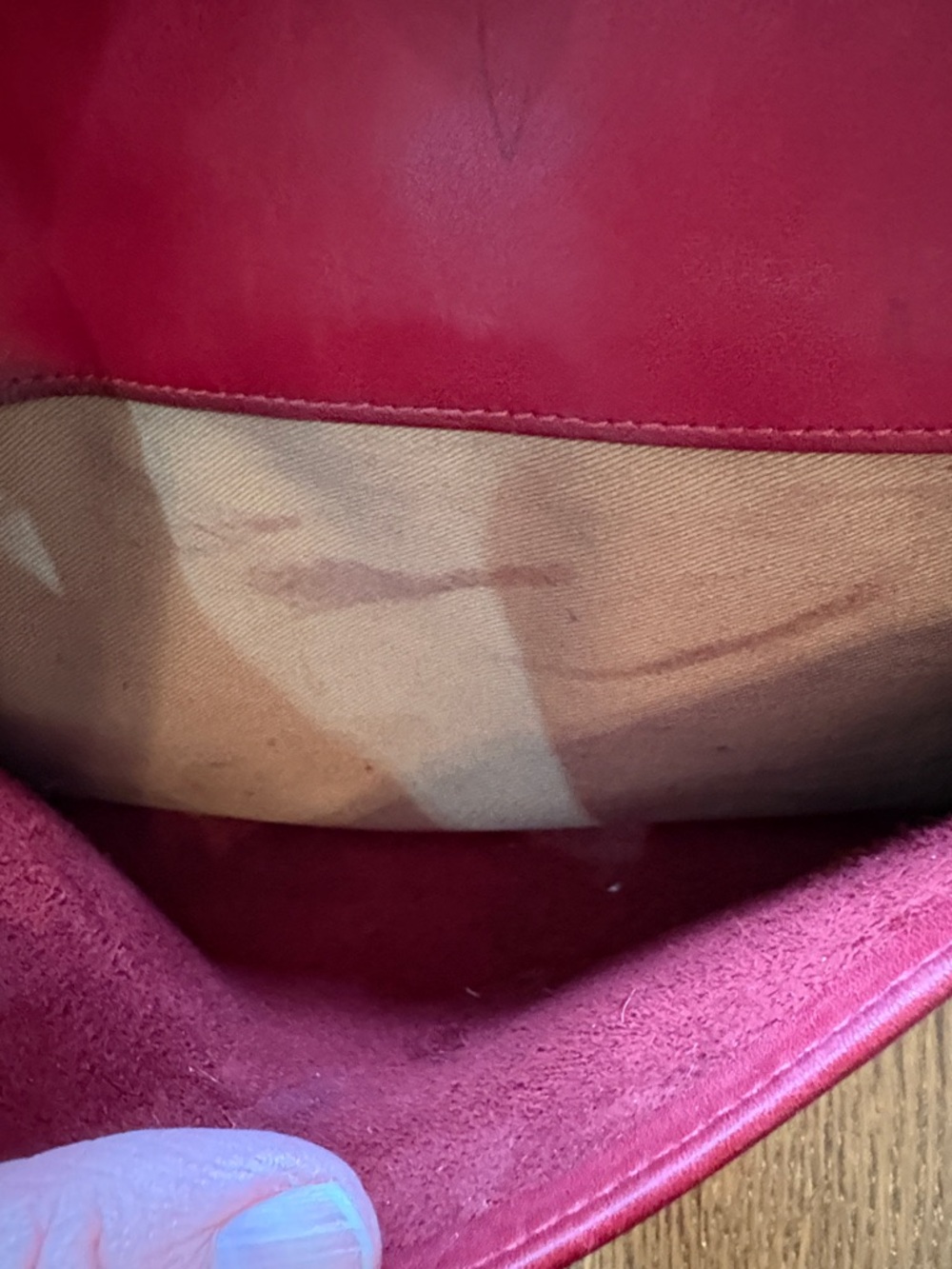 Coach Legacy Crescent bag model 9718 deep red vintage - Picture 16 of 16